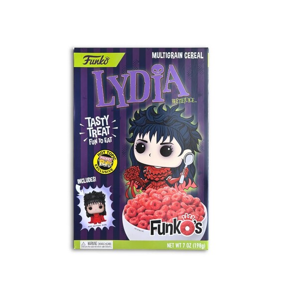 Funko's Beetlejuice Lydia Hot Topic Exclusive Breakfast Cereal Brand New Expired - Picture 8 of 8